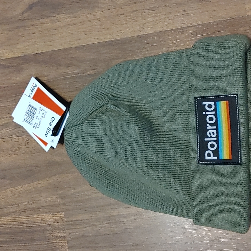 Green Polaroid Beanie